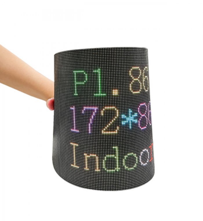 Indoor P1.86 Flexible LED Panel RGB Curved Flexible LED Modules