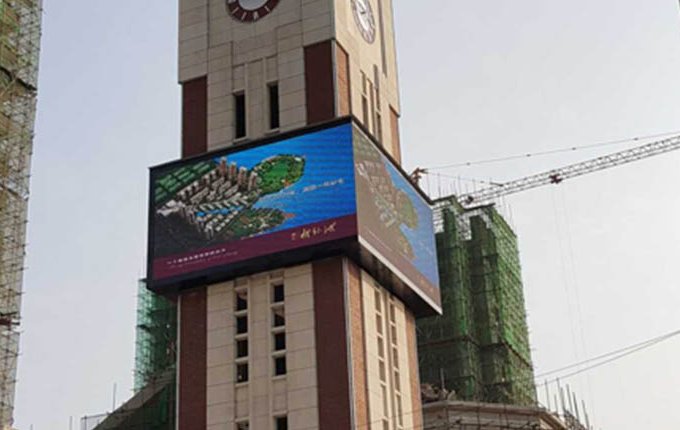 89 square outdoor P8 high-definition full color LED large screen