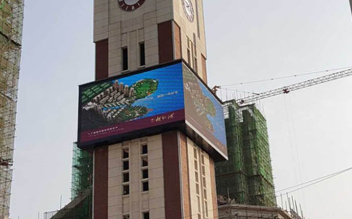 89 square outdoor P8 high-definition full color LED large screen