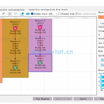 Mixed debugging method of LED modules of different specifications