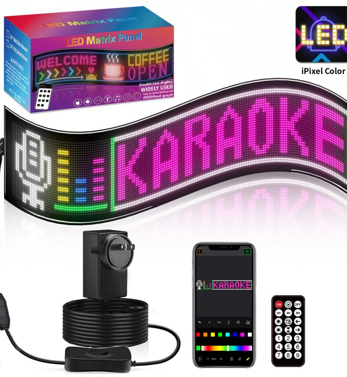 19232 LED Matrix Panel Flexible LED Sign App Controllable 