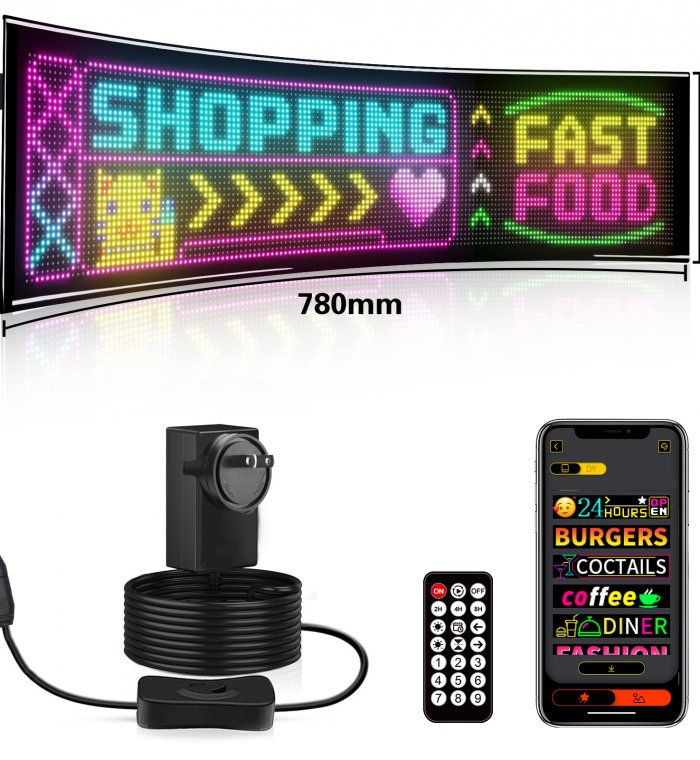 16032 LED Matrix Panel Flexible LED Sign App Controllable