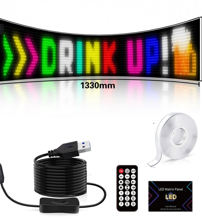 14416 LED Matrix Panel Flexible LED Sign App Controllable