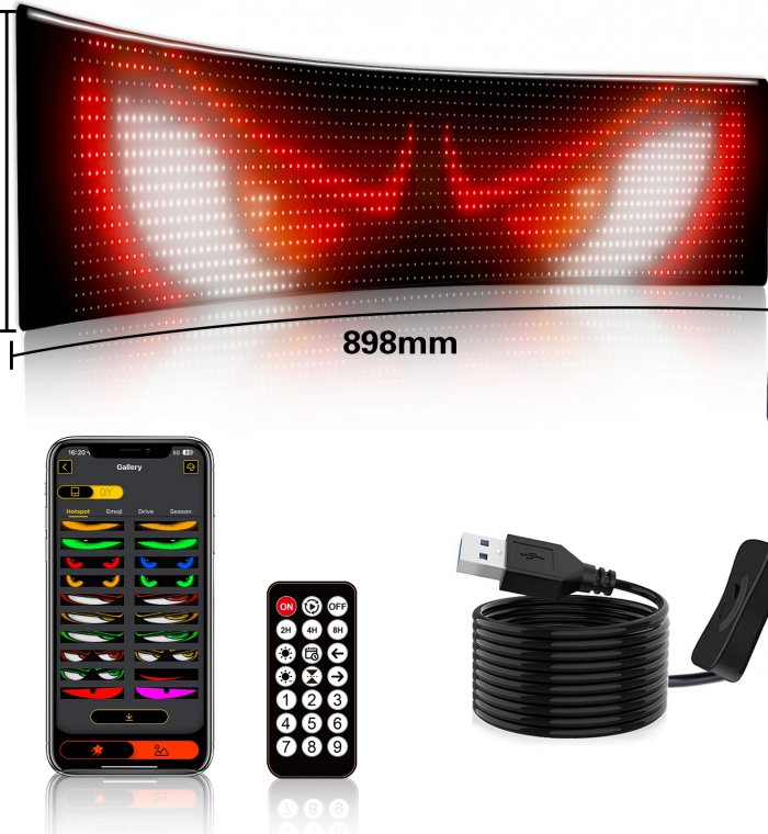 9616 PLUS LED Matrix Panel Flexible LED Sign App Controllable