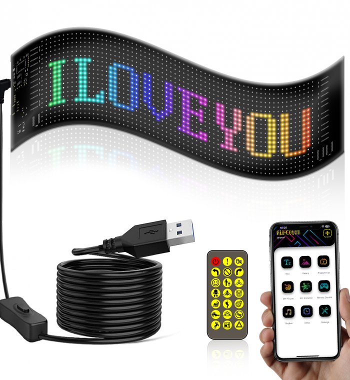 6420 LED Matrix Panel Flexible LED Sign App Controllable