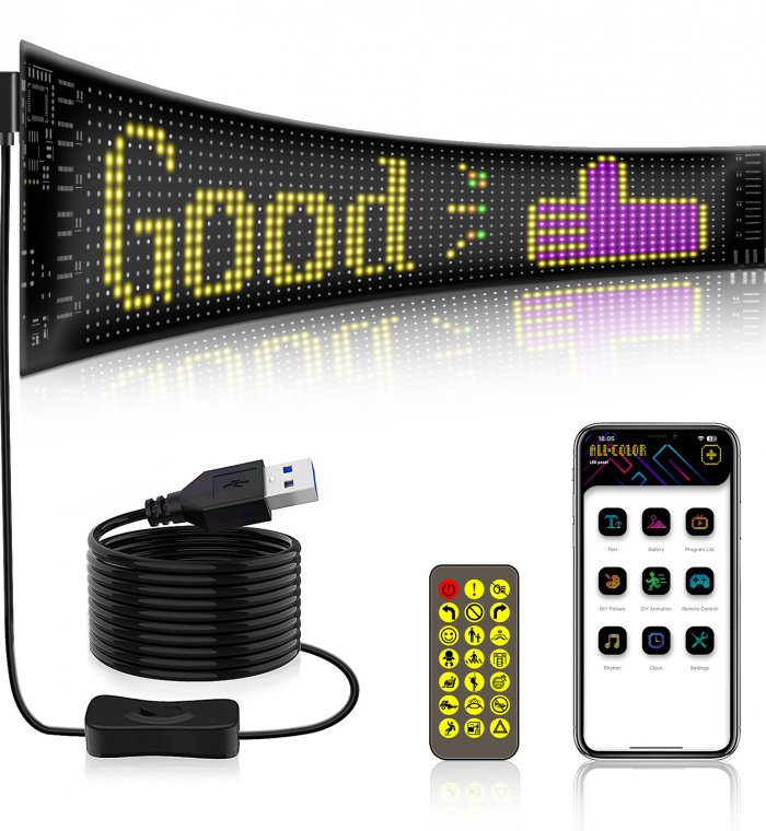 6416 LED Matrix Panel Flexible LED Sign App Controllable
