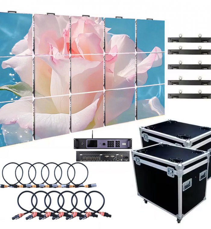 500*500mm Outdoor LED display aluminum cabinet